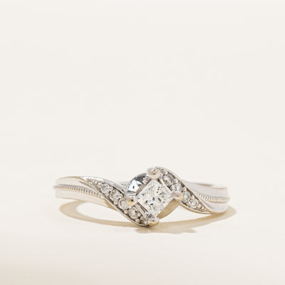 Princess Cut Diamond Ring | 0.32ctw | SZ 6.75 |