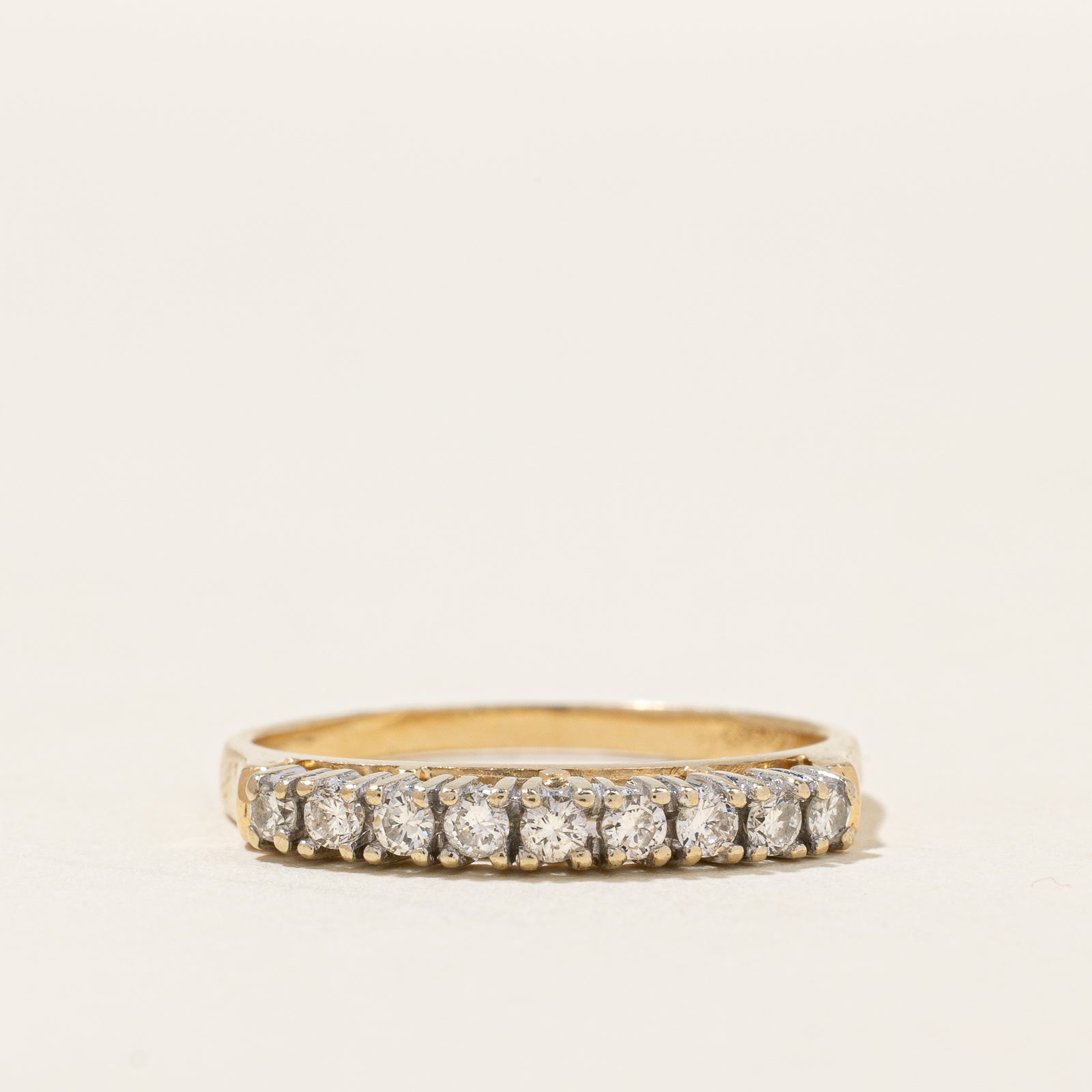 Semi Eternity Diamond Band | 0.20ctw | SZ 6.5 |