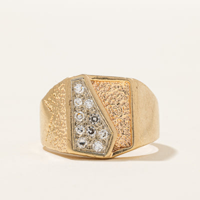 Diamond Cocktail Ring | 0.21ctw | SZ 7.75 |
