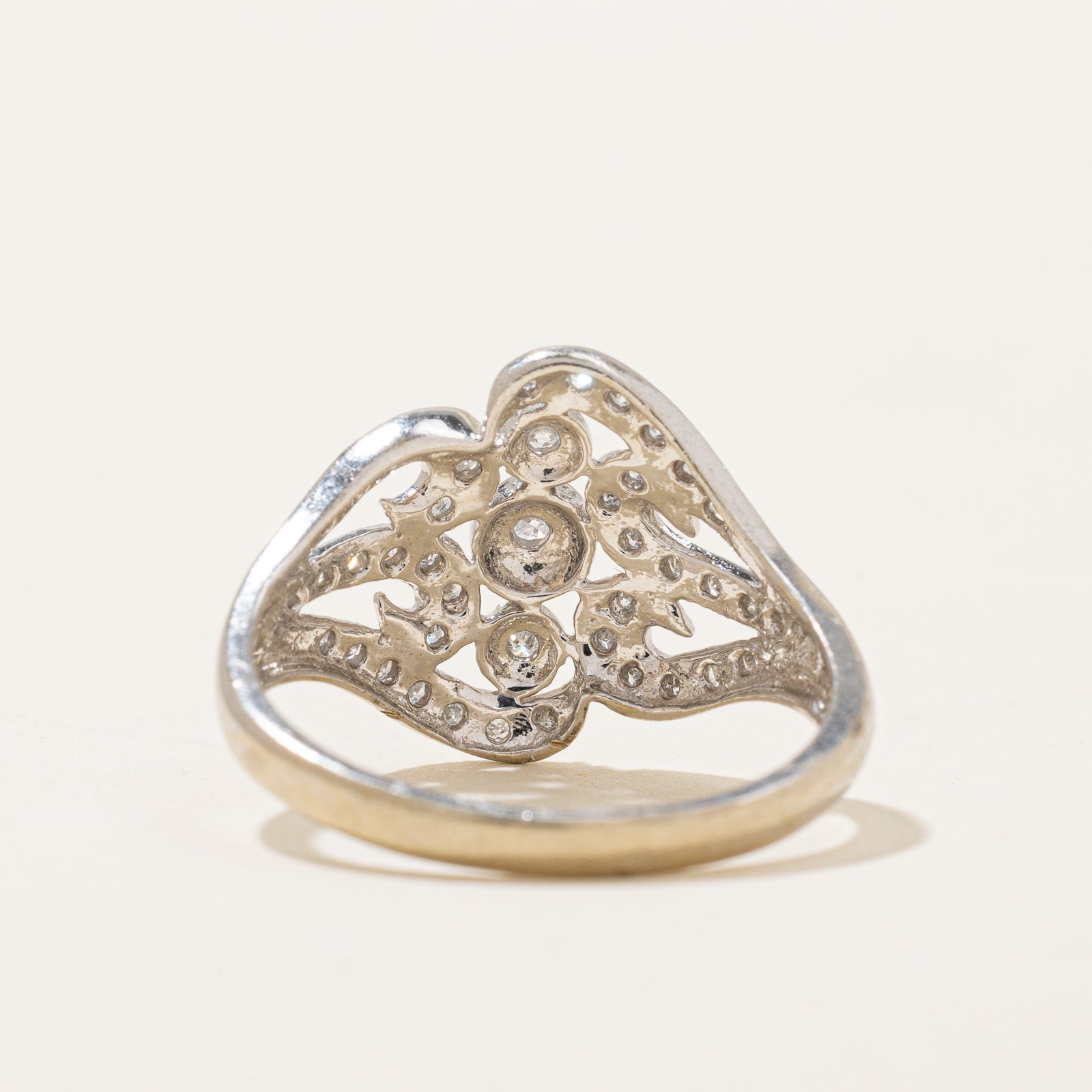Ornate Diamond Ring | 0.20ctw | SZ 6.5 |