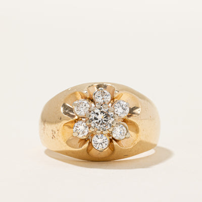 Vintage Diamond Cluster Ring | 0.27ctw | SZ 9.5 |