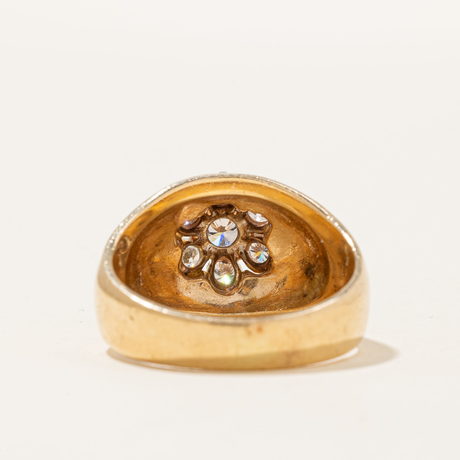 Vintage Diamond Cluster Ring | 0.27ctw | SZ 9.5 |