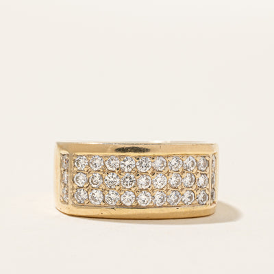 Channel Set Diamond Grid Band | 1.00ctw | SZ 9.25 |