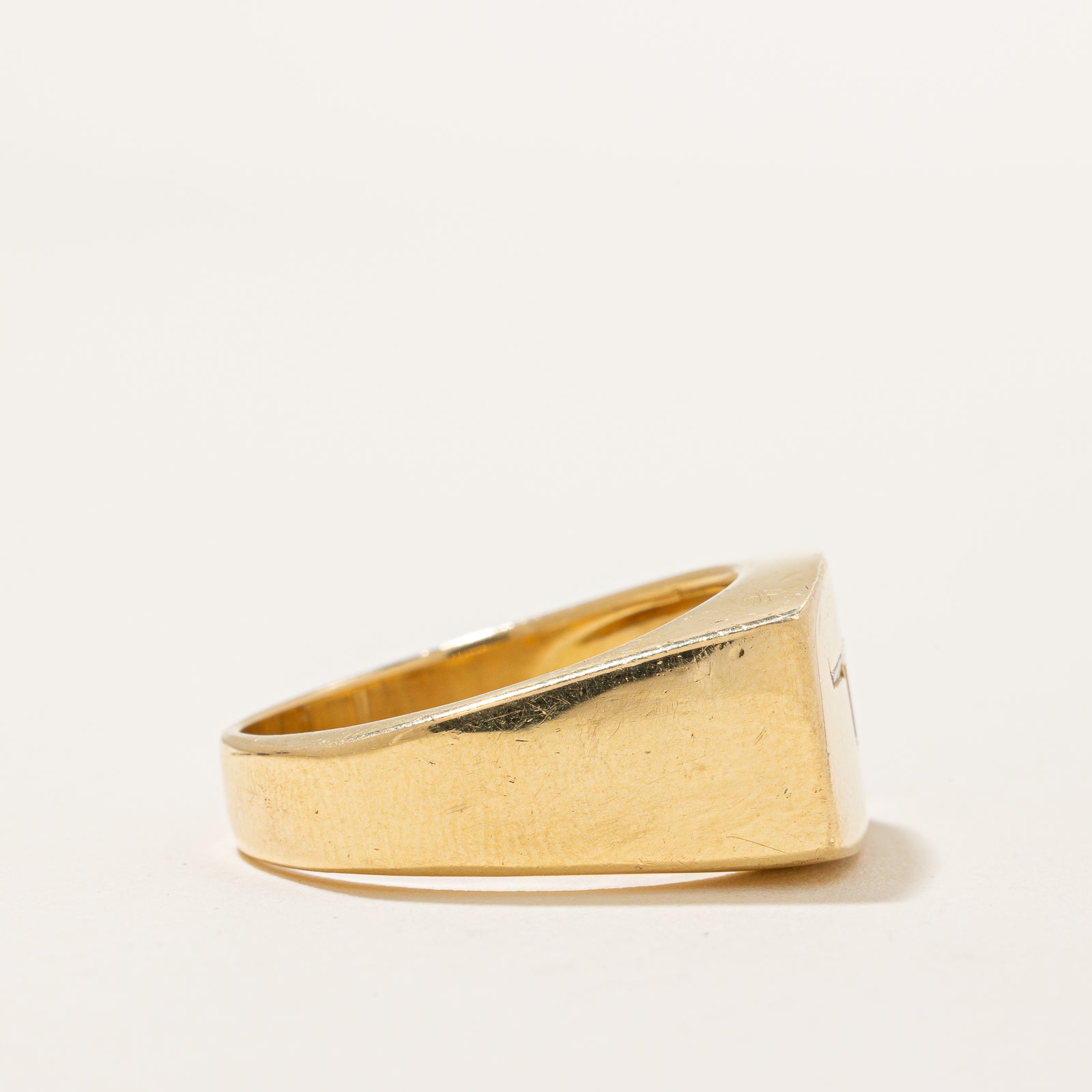 Bague taureau en diamant | 0,27 ct | Taille 9 | 