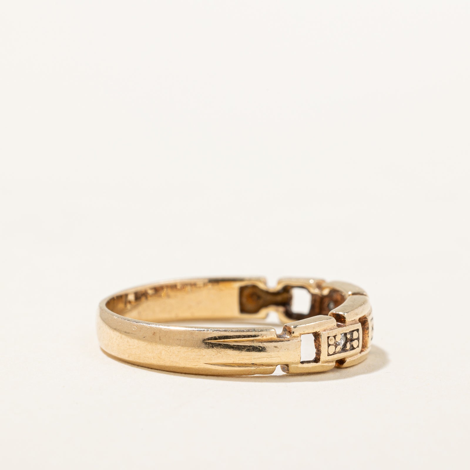 Diamond Link Band | 0.03ctw | SZ 7 |