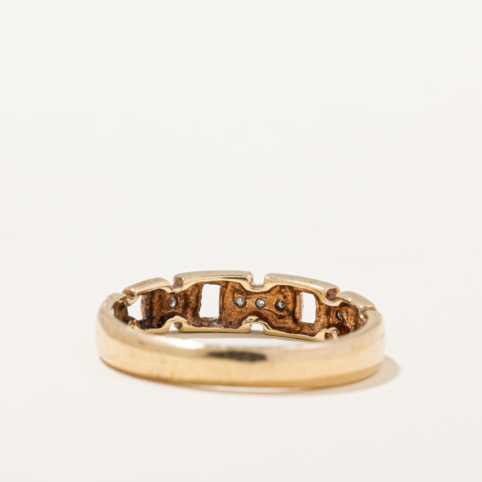 Diamond Link Band | 0.03ctw | SZ 7 |