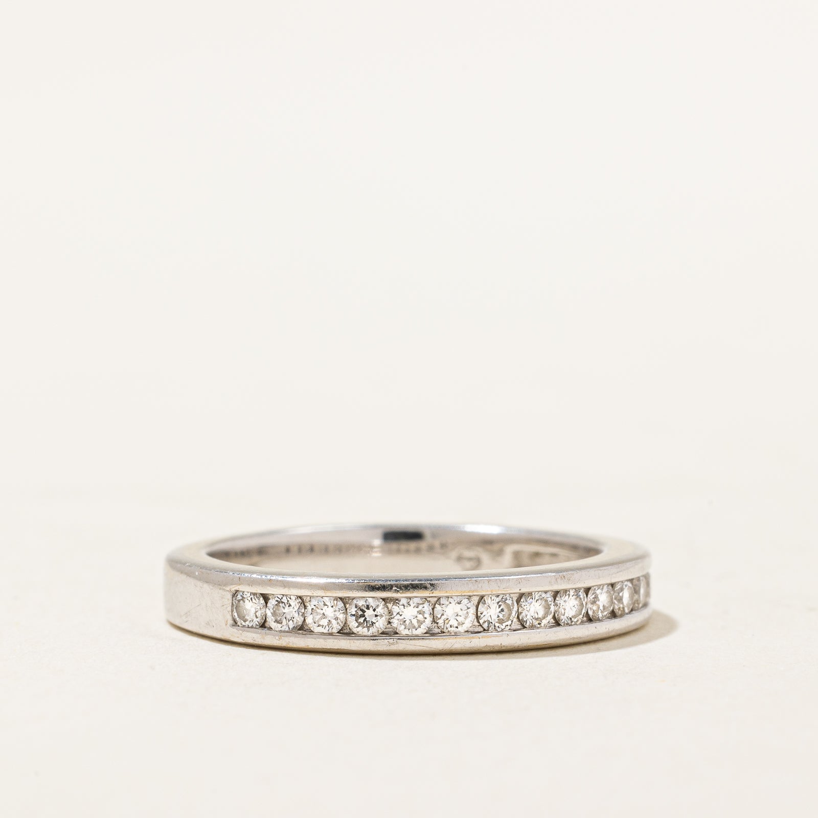 Channel Set Semi Eternity Diamond Band | 0.30ctw | SZ 4.25 |