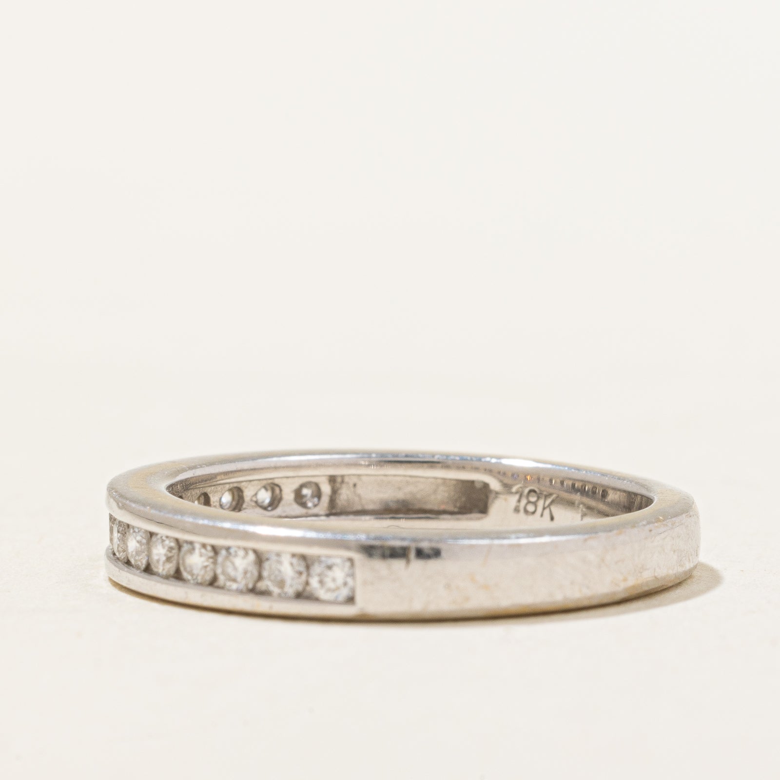 Channel Set Semi Eternity Diamond Band | 0.30ctw | SZ 4.25 |