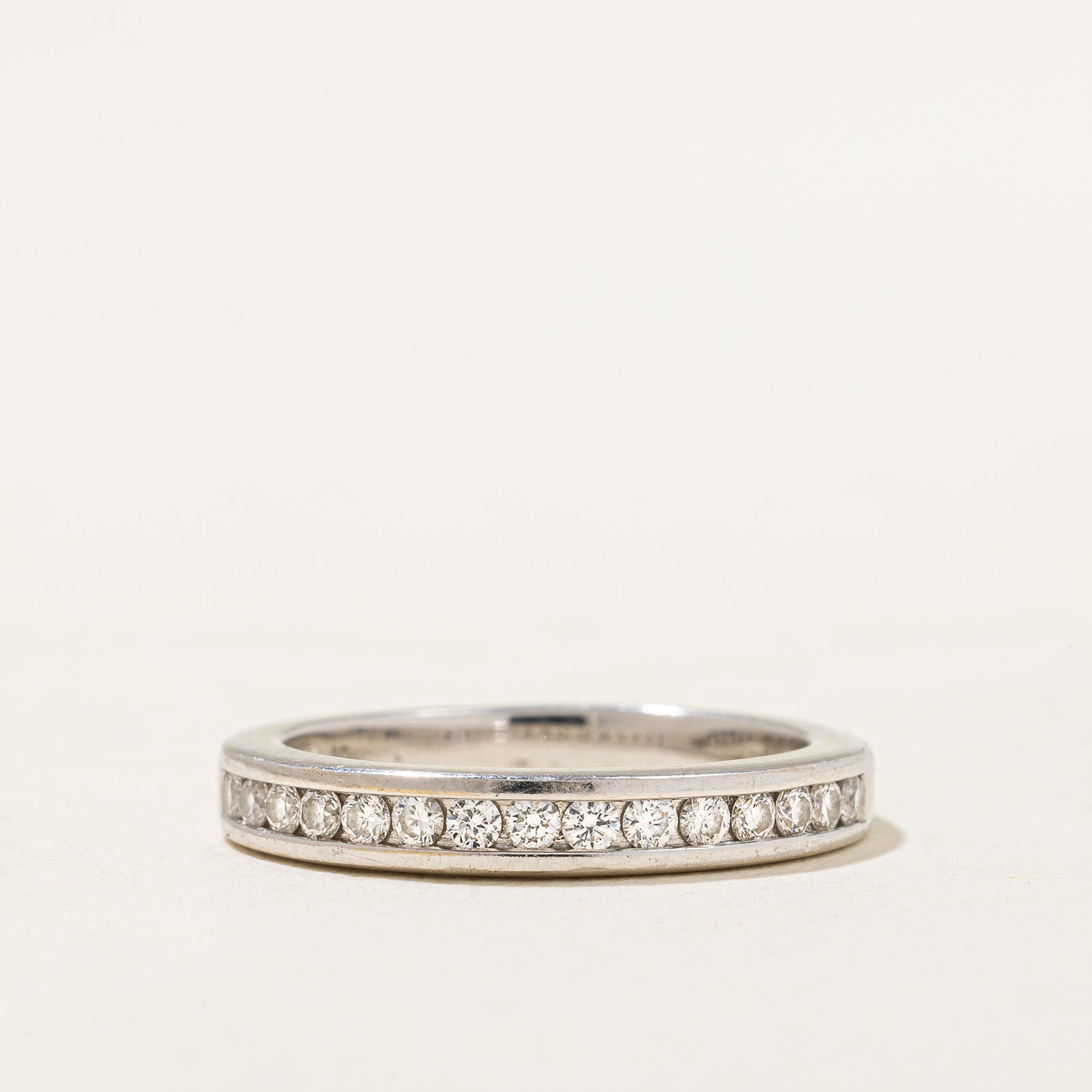 Channel Set Semi Eternity Diamond Band | 0.30ctw | SZ 4.25 |