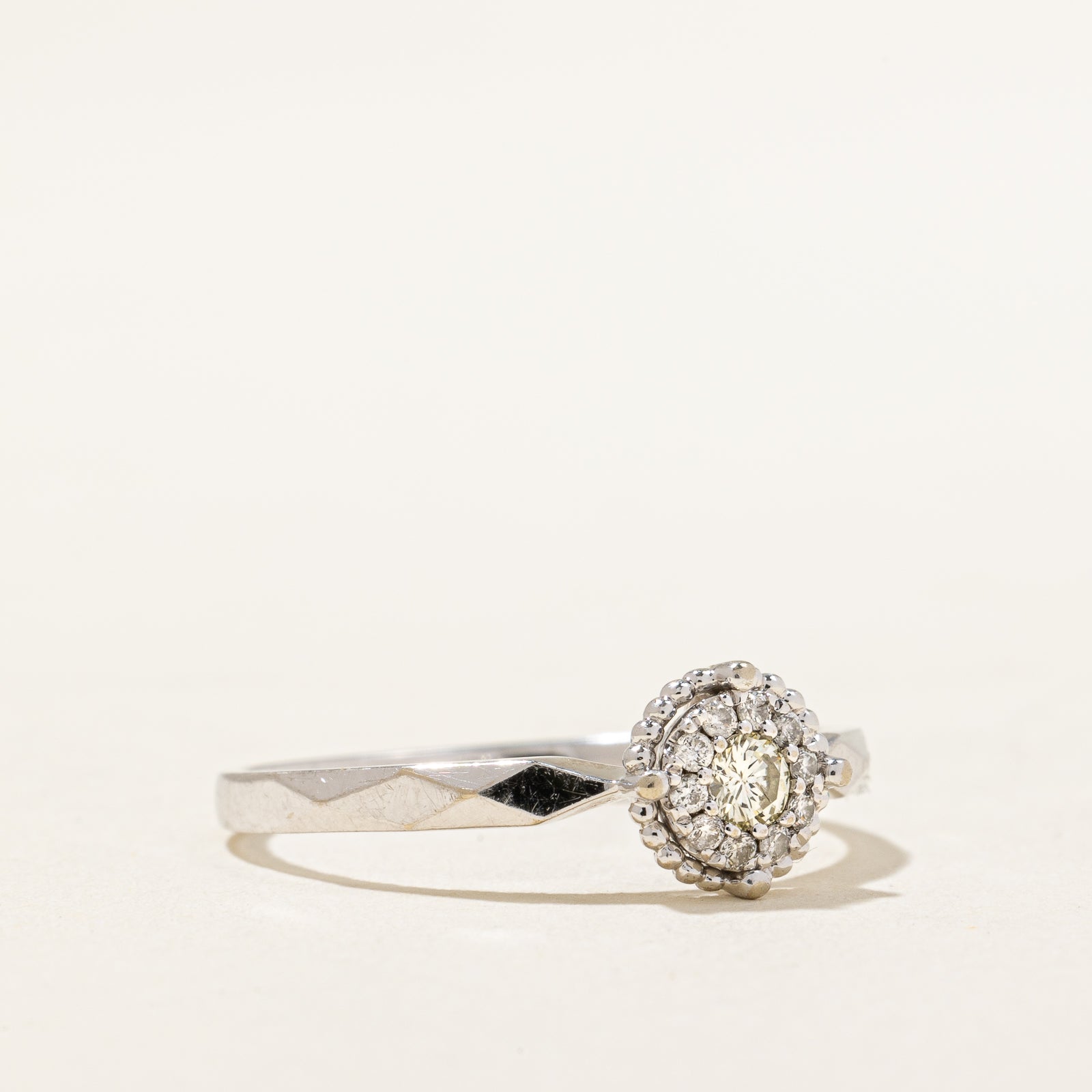 Diamond Halo Ring | 0.14ctw | SZ 6.5 |