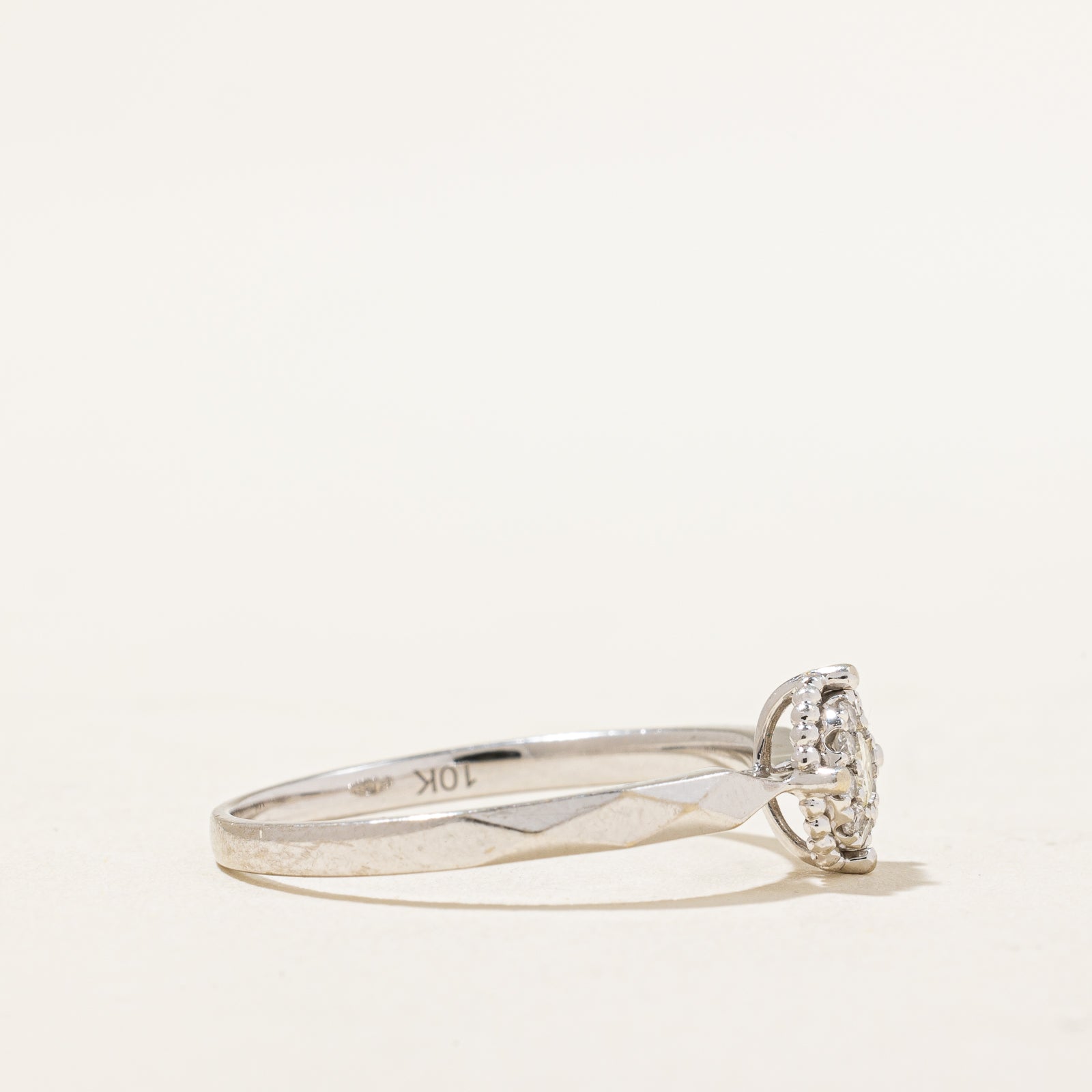 Diamond Halo Ring | 0.14ctw | SZ 6.5 |