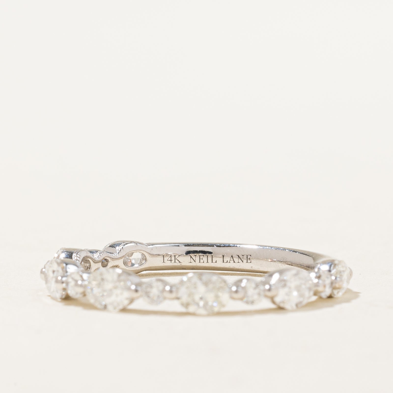 'Neil Lane' Diamond Semi Eternity Band | 0.90ctw | SZ 6.5 |