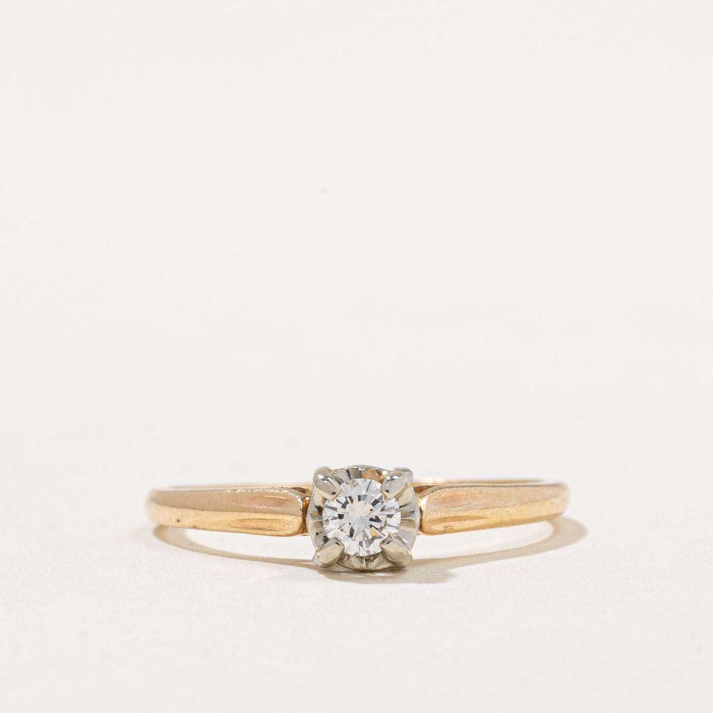 Illusion Set Diamond Ring | 0.14ct | SZ 6.5 |