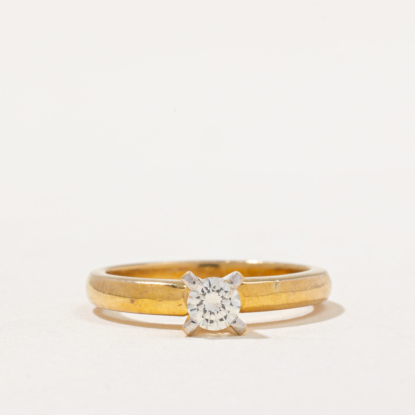 Solitaire Diamond Ring | 0.22ct | SZ 5 |