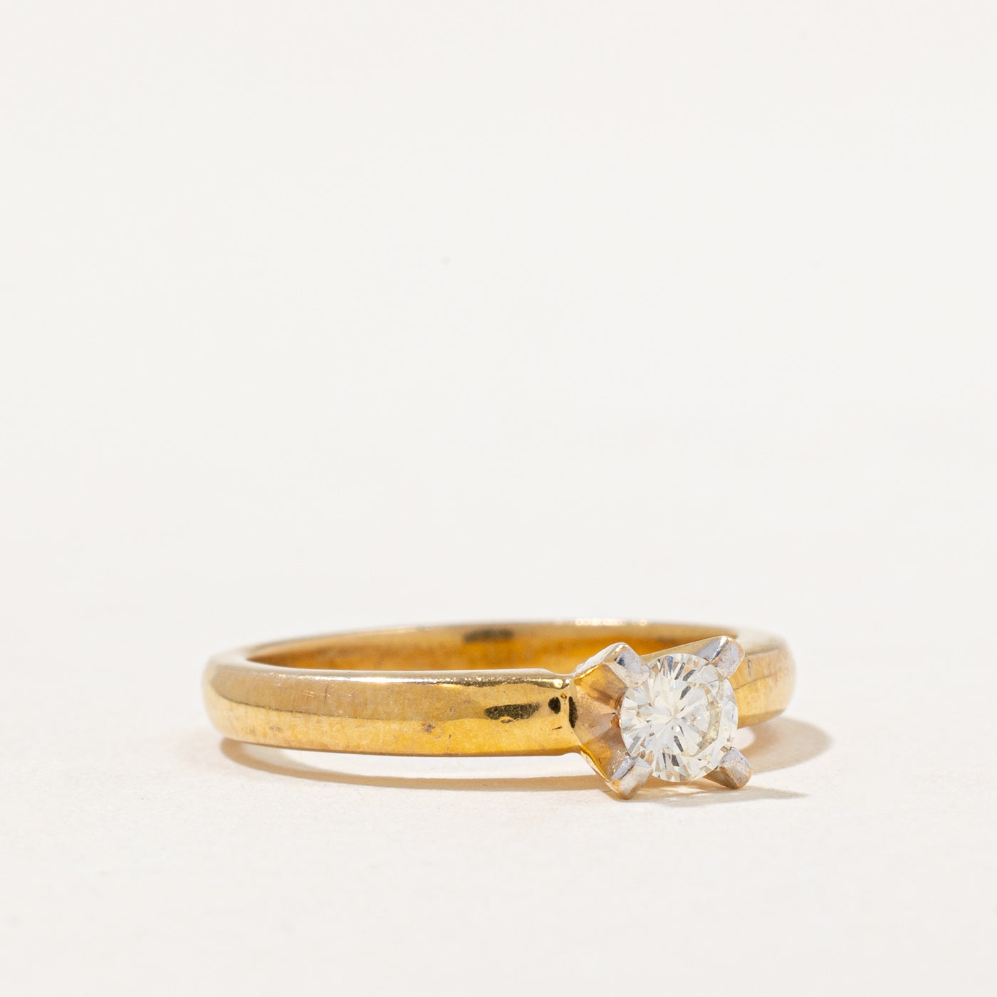 Solitaire Diamond Ring | 0.22ct | SZ 5 |