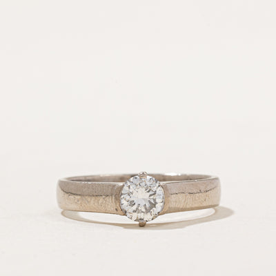 Solitaire Diamond Engagement Ring | 0.65ct | SZ 7.25 |