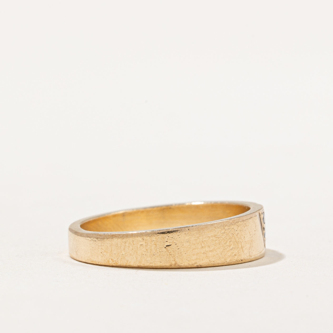 Bague trois diamants | 0,03 ct au total | Taille 7,5 | 