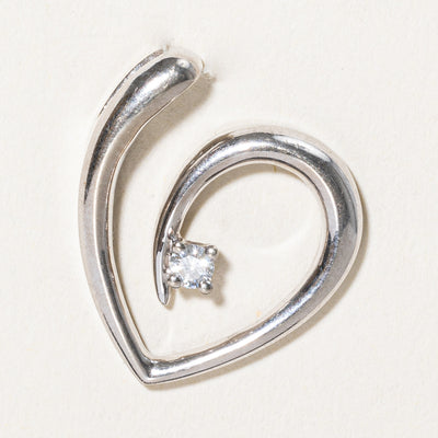 Diamond Heart Pendant | 0.08ct |