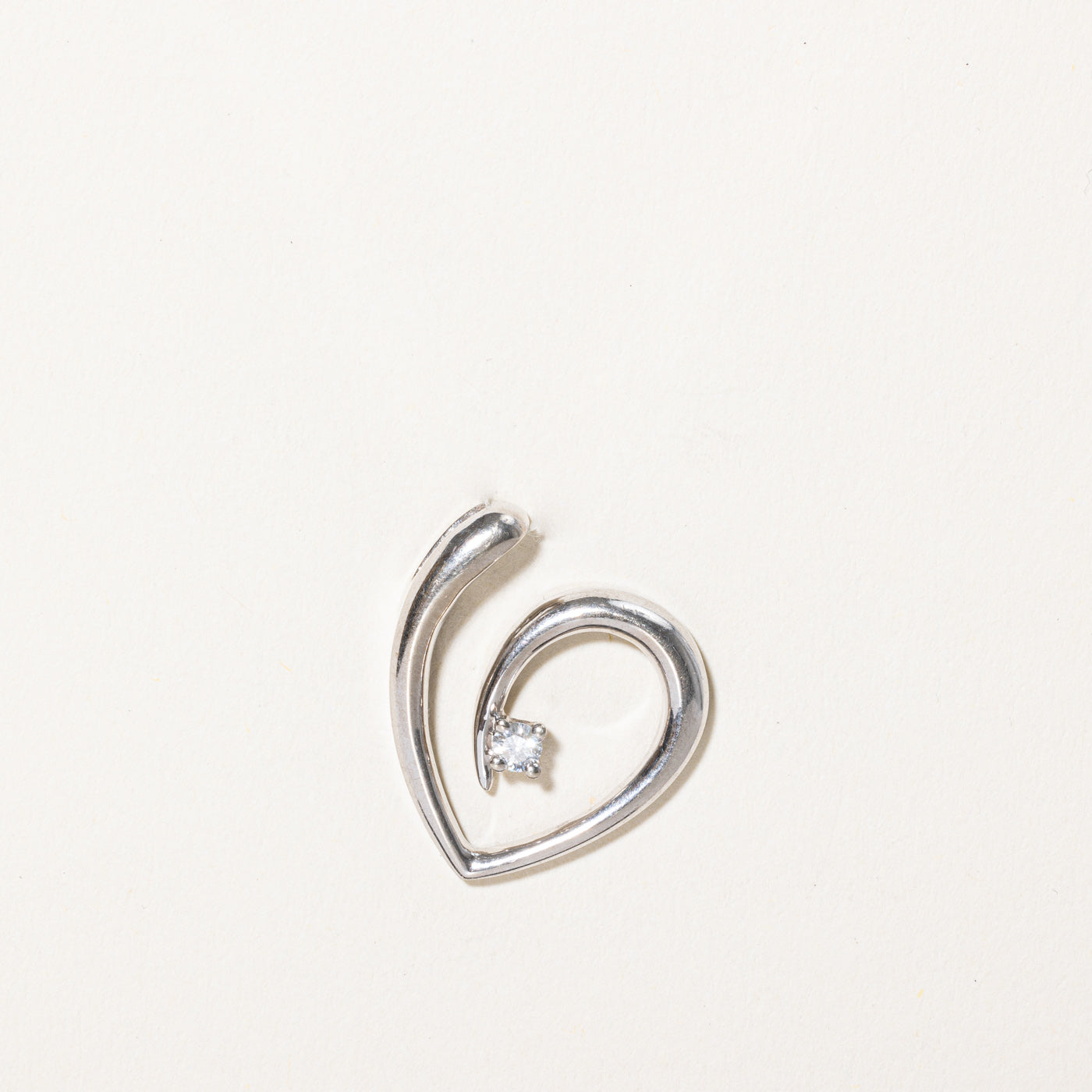 Diamond Heart Pendant | 0.08ct |