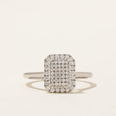 Diamond Grid Ring | 0.40ctw | SZ 7.25 |