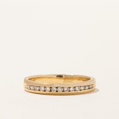 Channel Set Semi Eternity Diamond Band | 0.26ctw | SZ 8 |
