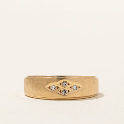 Four Stone Diamond Band | 0.10ctw | SZ 10 |