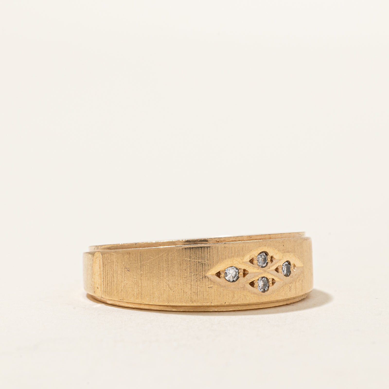 Four Stone Diamond Band | 0.10ctw | SZ 10 |