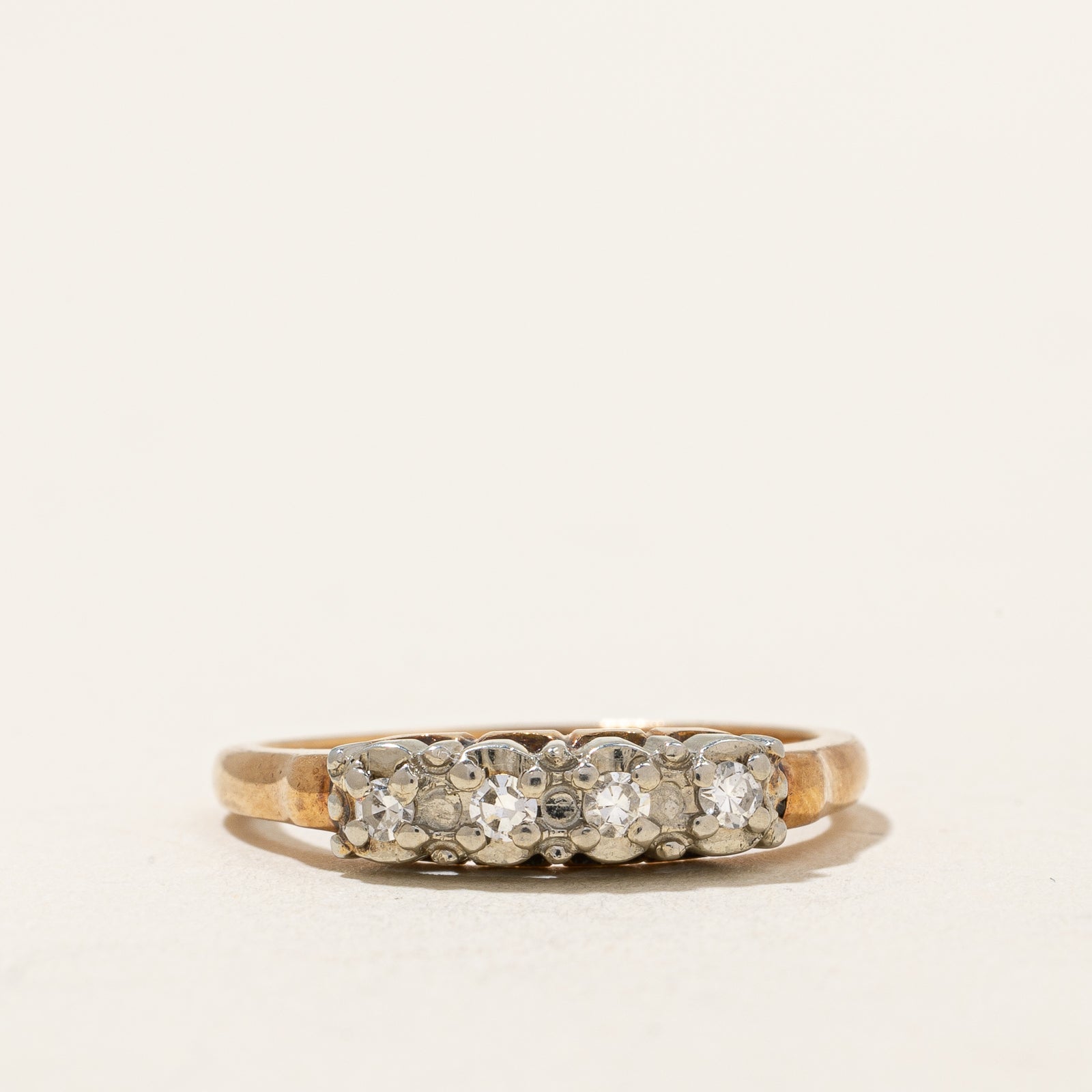Four Stone Diamond Ring | 0.10ctw | SZ 6 |