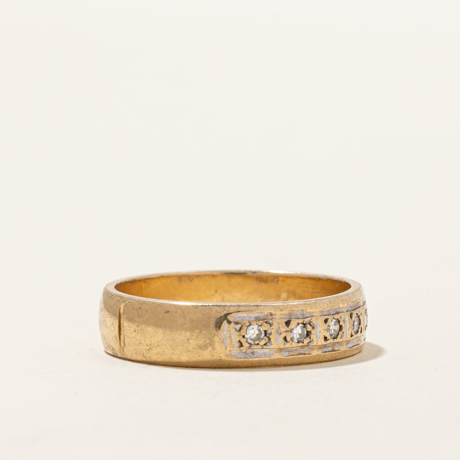 Five Stone Diamond Ring | 0.08ctw | SZ 7.5 |