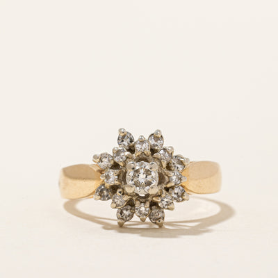 Flower Diamond Ring | 0.49ctw | SZ6.75 |