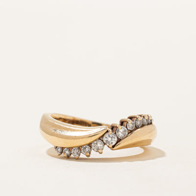 Diamond Waterfall Ring | 0.30ctw | SZ 7 |
