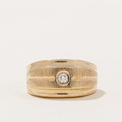 Flush Set Diamond Ring | 0.06ct | SZ 5.5 |