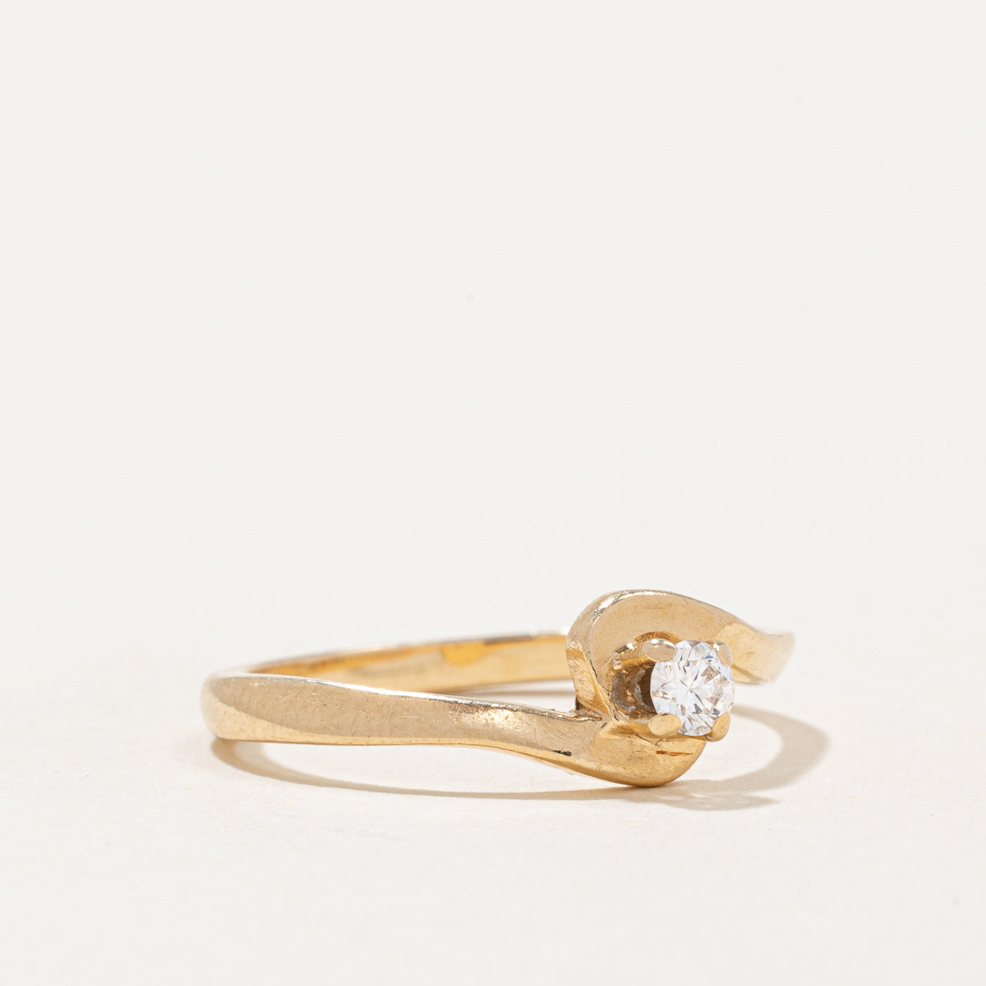 High Set Diamond Ring | 0.11ct | SZ 6.75 |