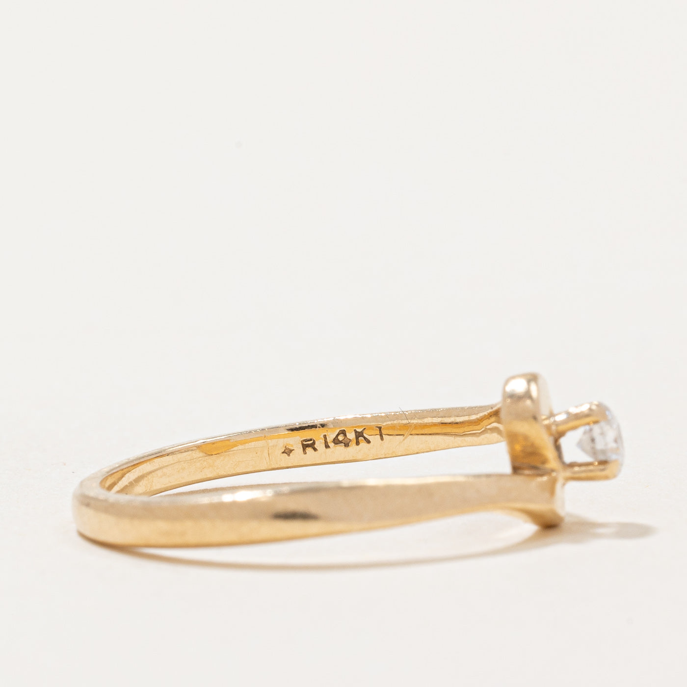High Set Diamond Ring | 0.11ct | SZ 6.75 |