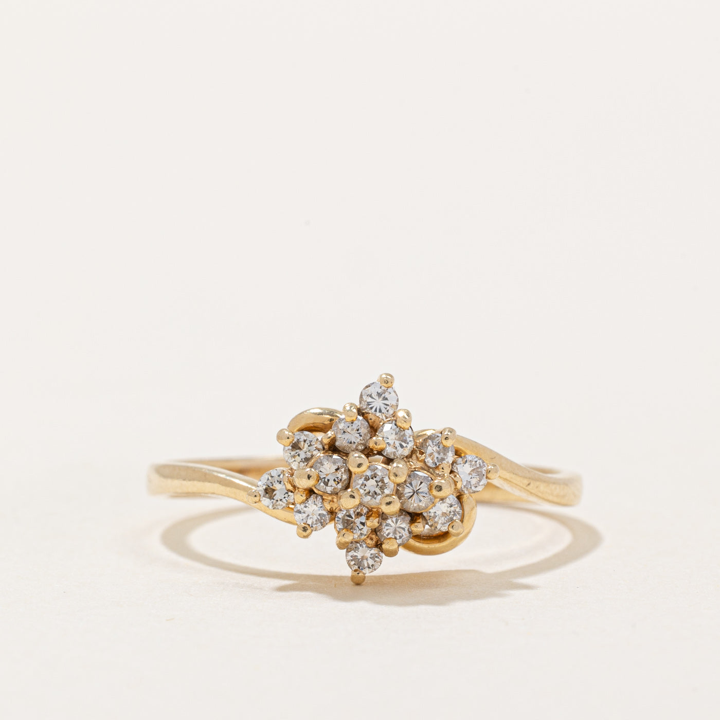 Diamond Cluster Ring | 0.34ctw | SZ 9.25 |
