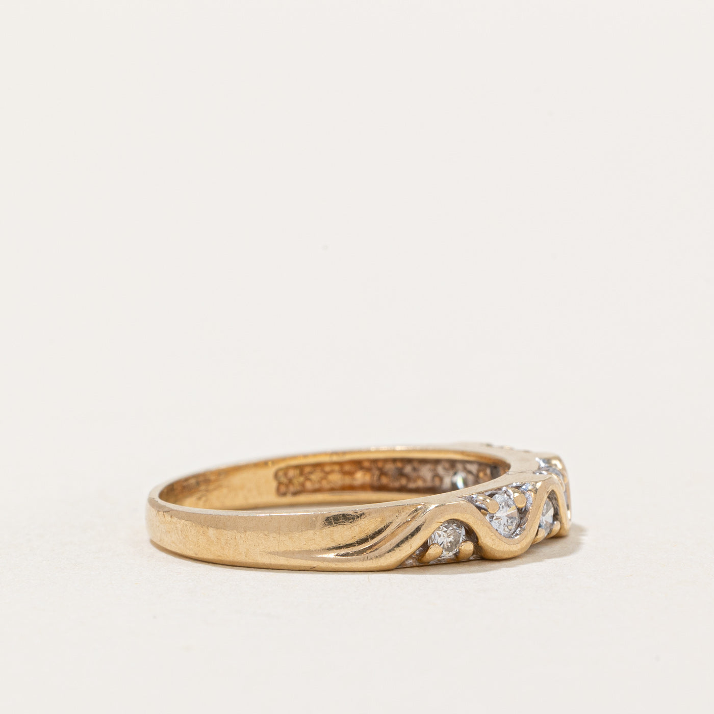 Diamond Wave Band | 0.28ctw | SZ 6.75 |