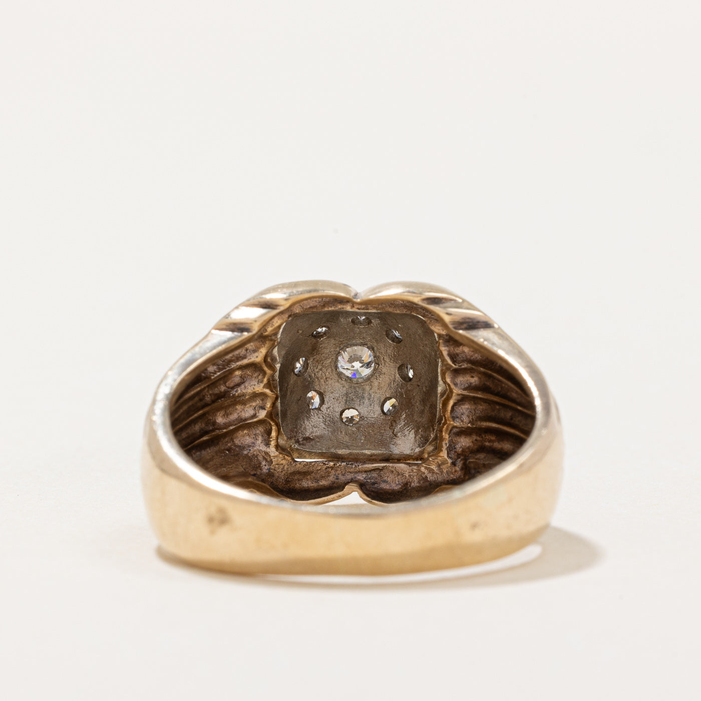 Illusion Set Diamond Cocktail Ring | 0.17ctw | SZ 8 |