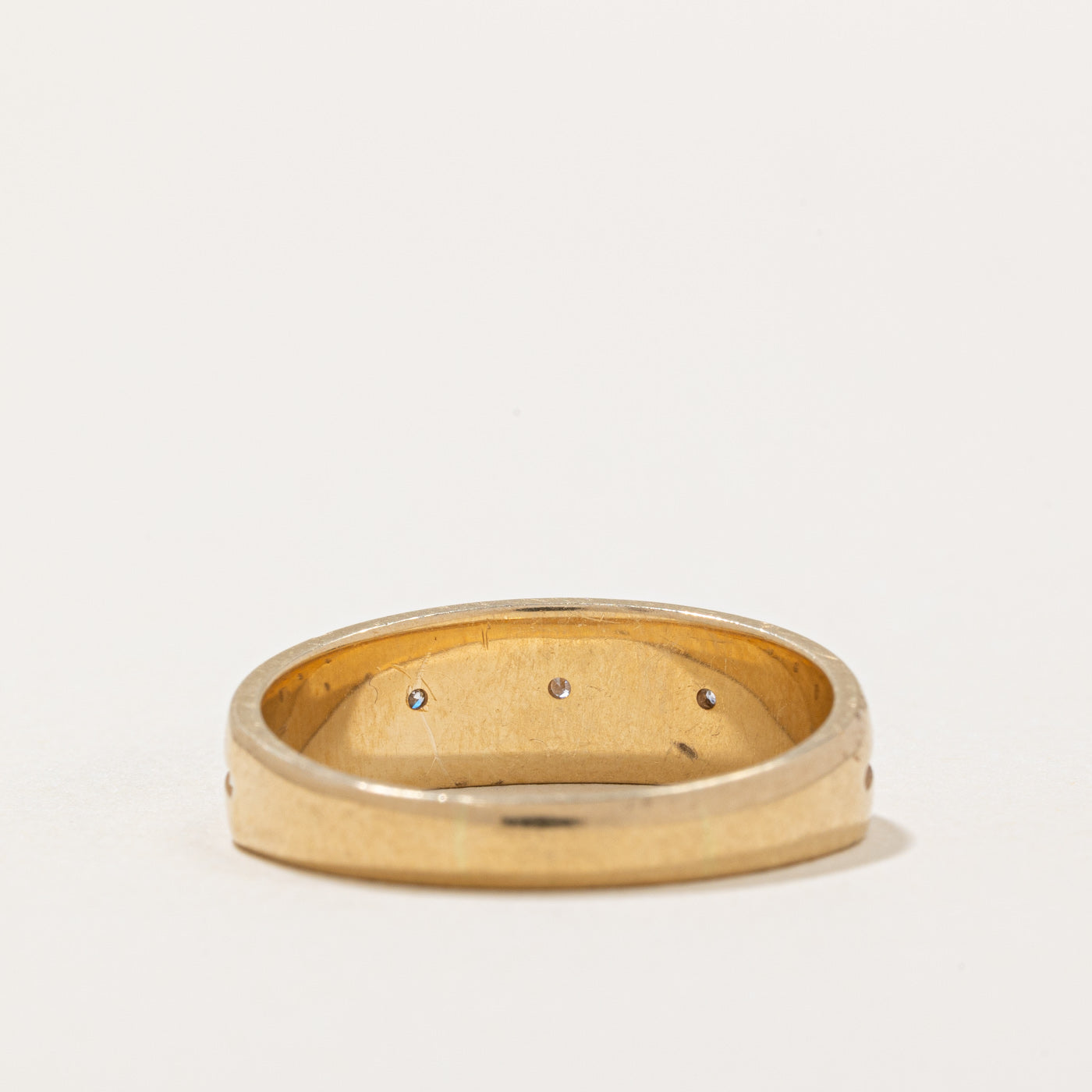 Three Diamond Starburst Ring | 0.06ctw | SZ 10 |