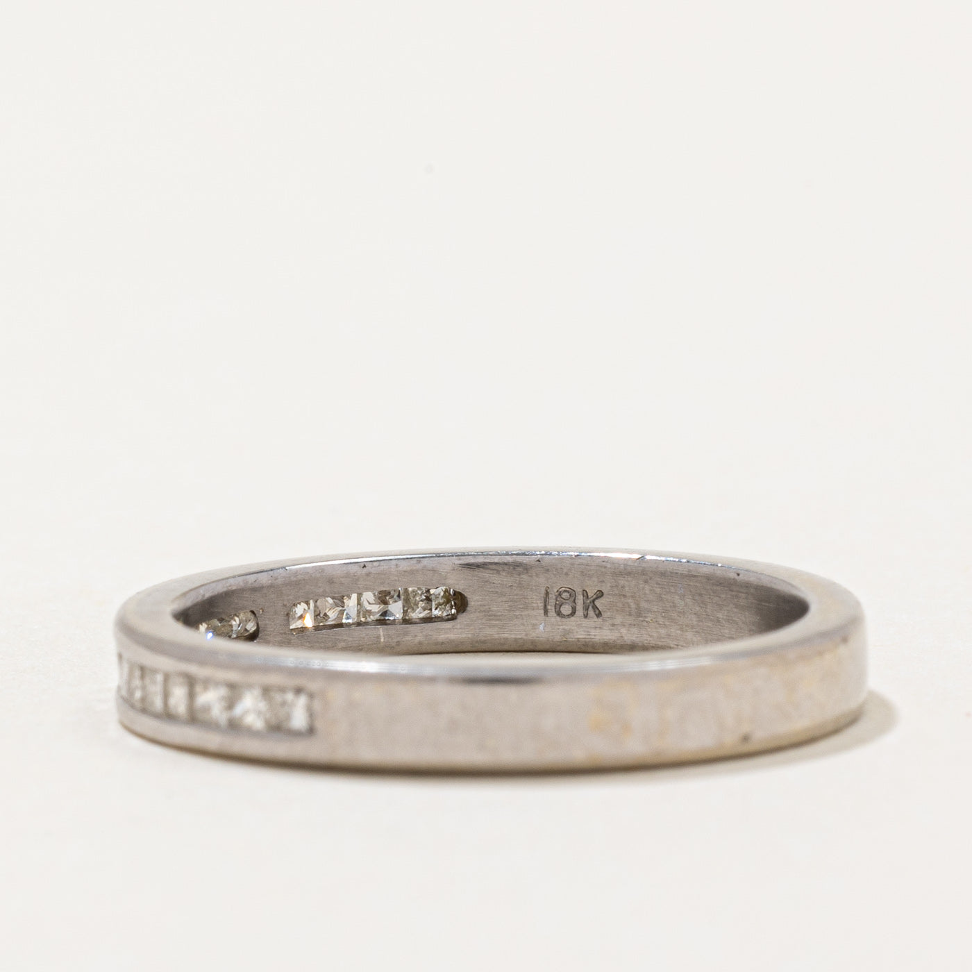 Diamond Semi Eternity Band | 0.38ctw | SZ 8 |