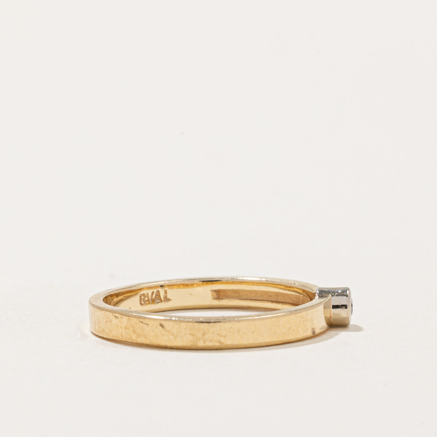 Bezel Set Diamond Ring | 0.03ct | SZ 6 |