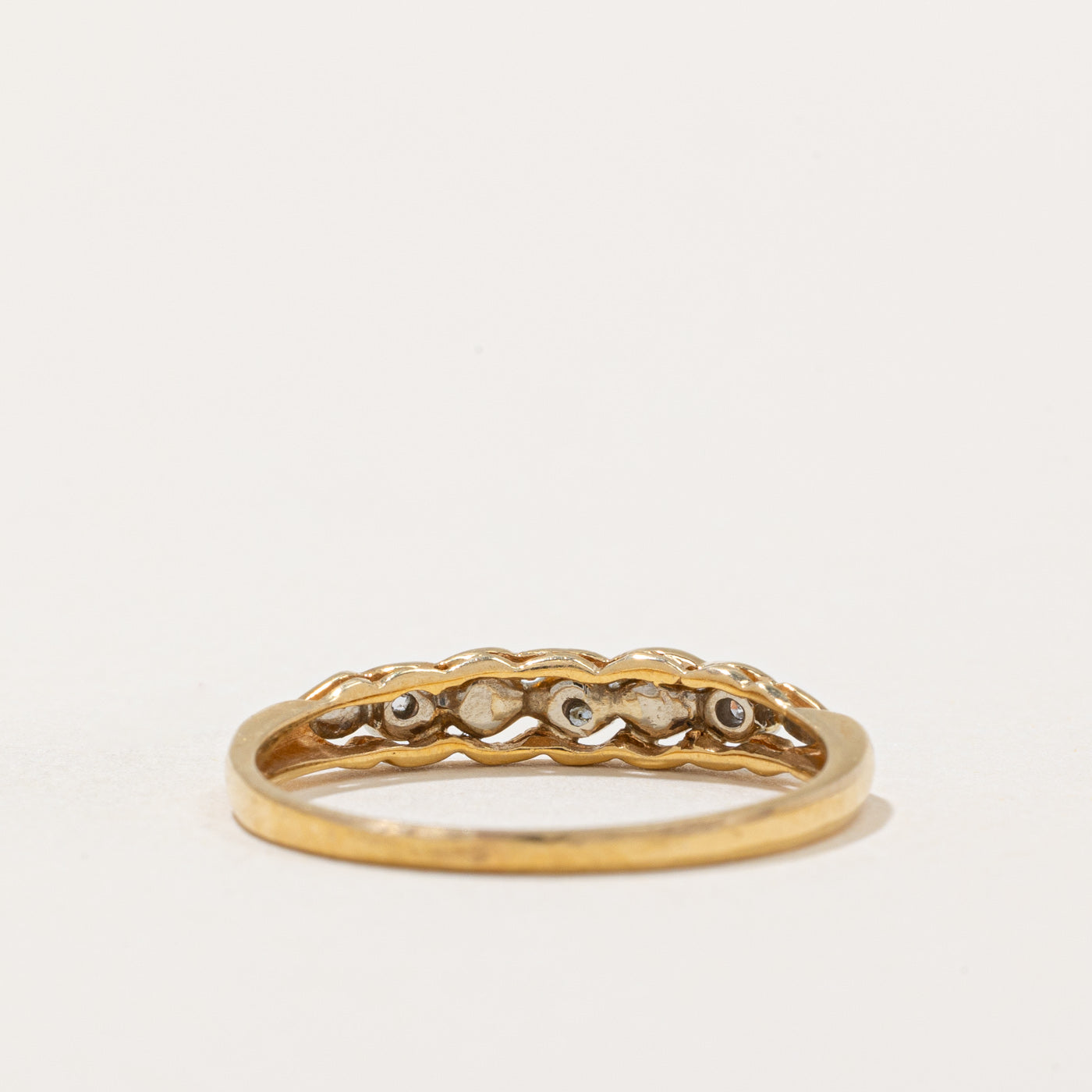 Illusion Set Diamond Ring | 0.10ctw | SZ 8.5 |
