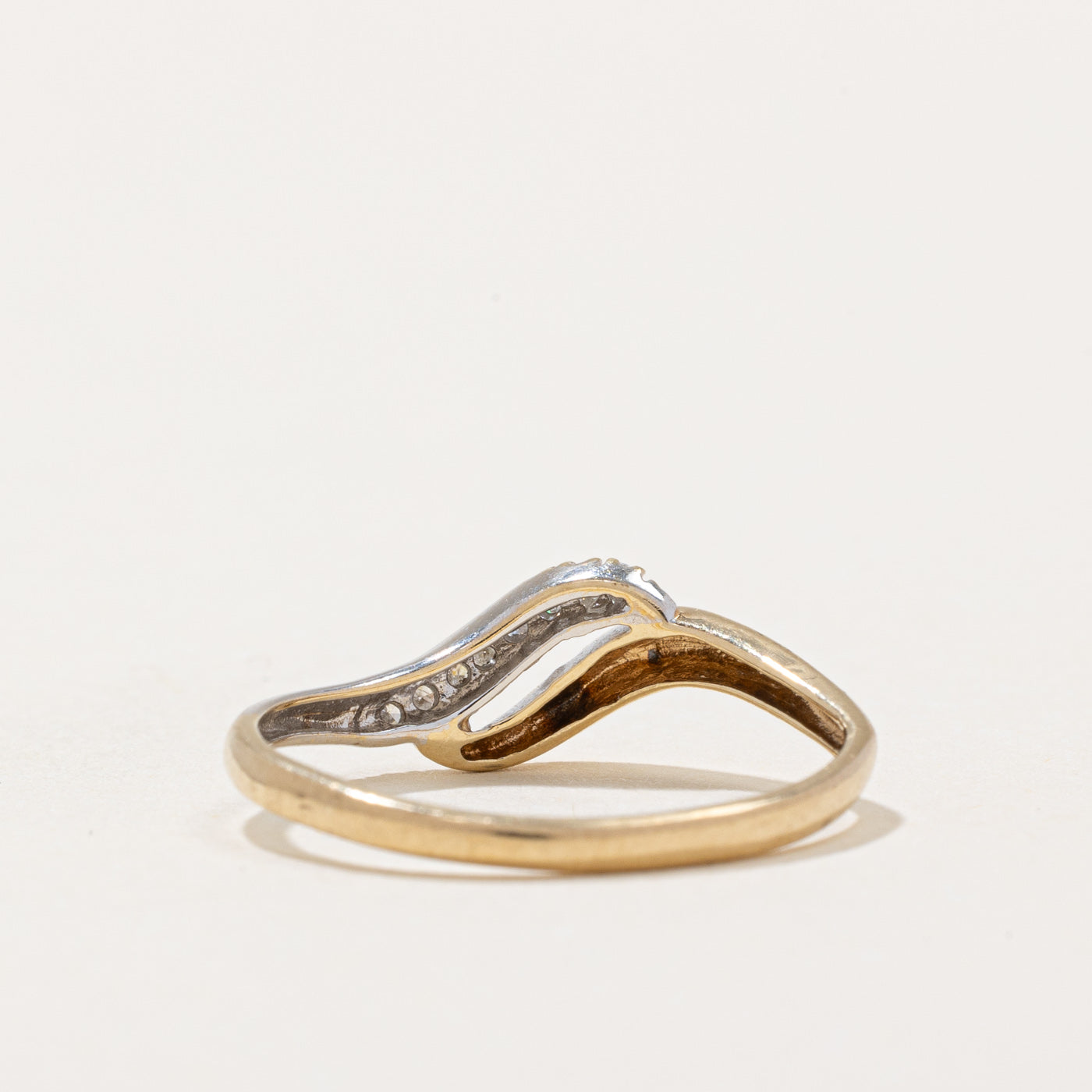 Diamond Waterfall Ring | 0.07ctw | SZ 6.5 |