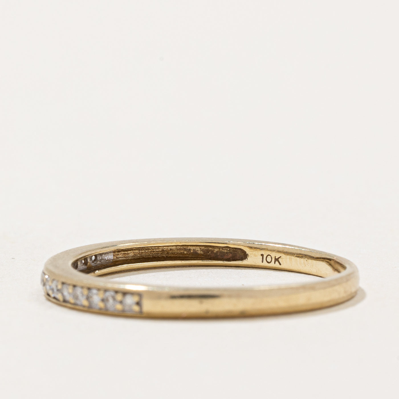 Diamond Semi Eternity Band | 0.10ctw | SZ 7.75 |