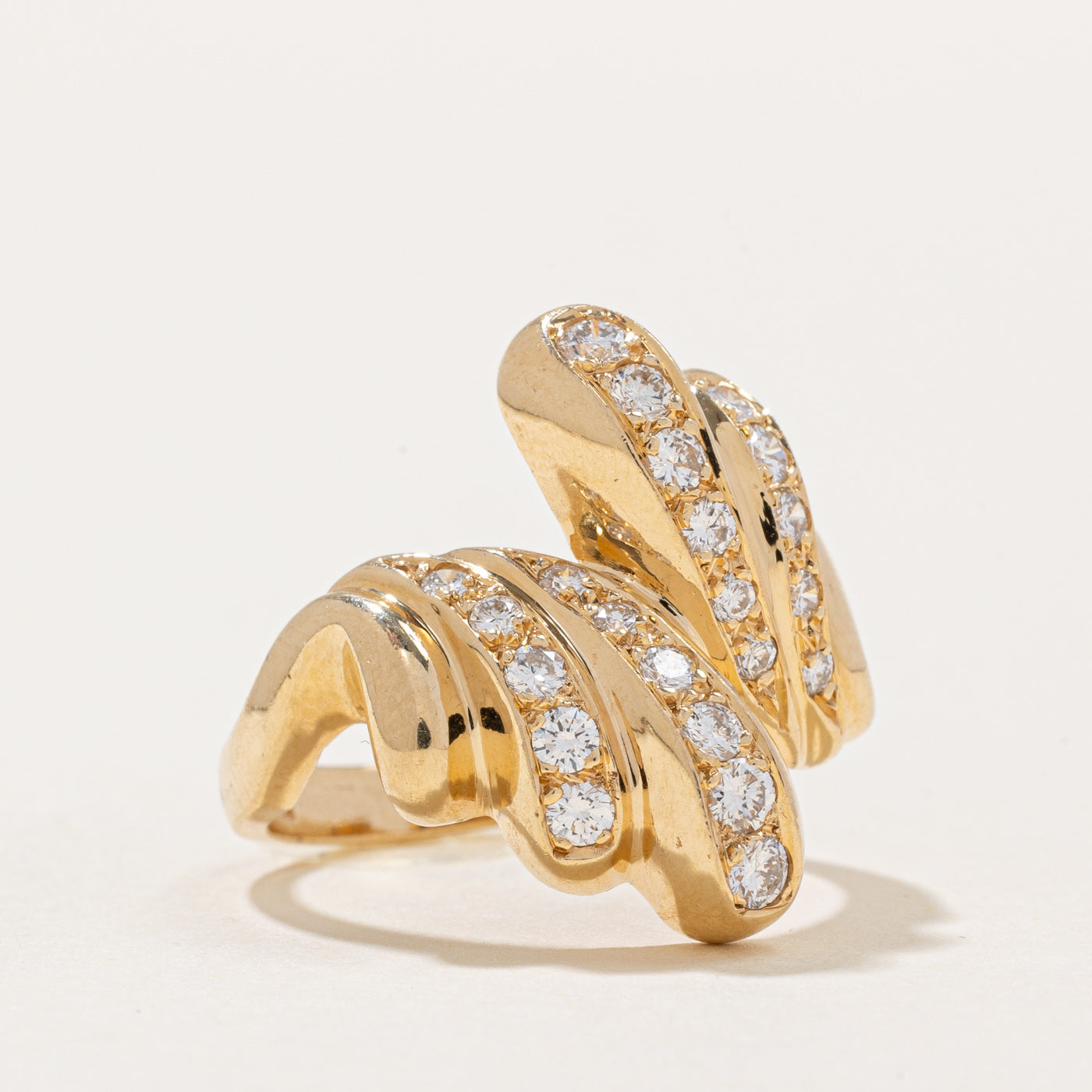 Diamond Cocktail Ring | 0.73ctw | SZ 6.75 |