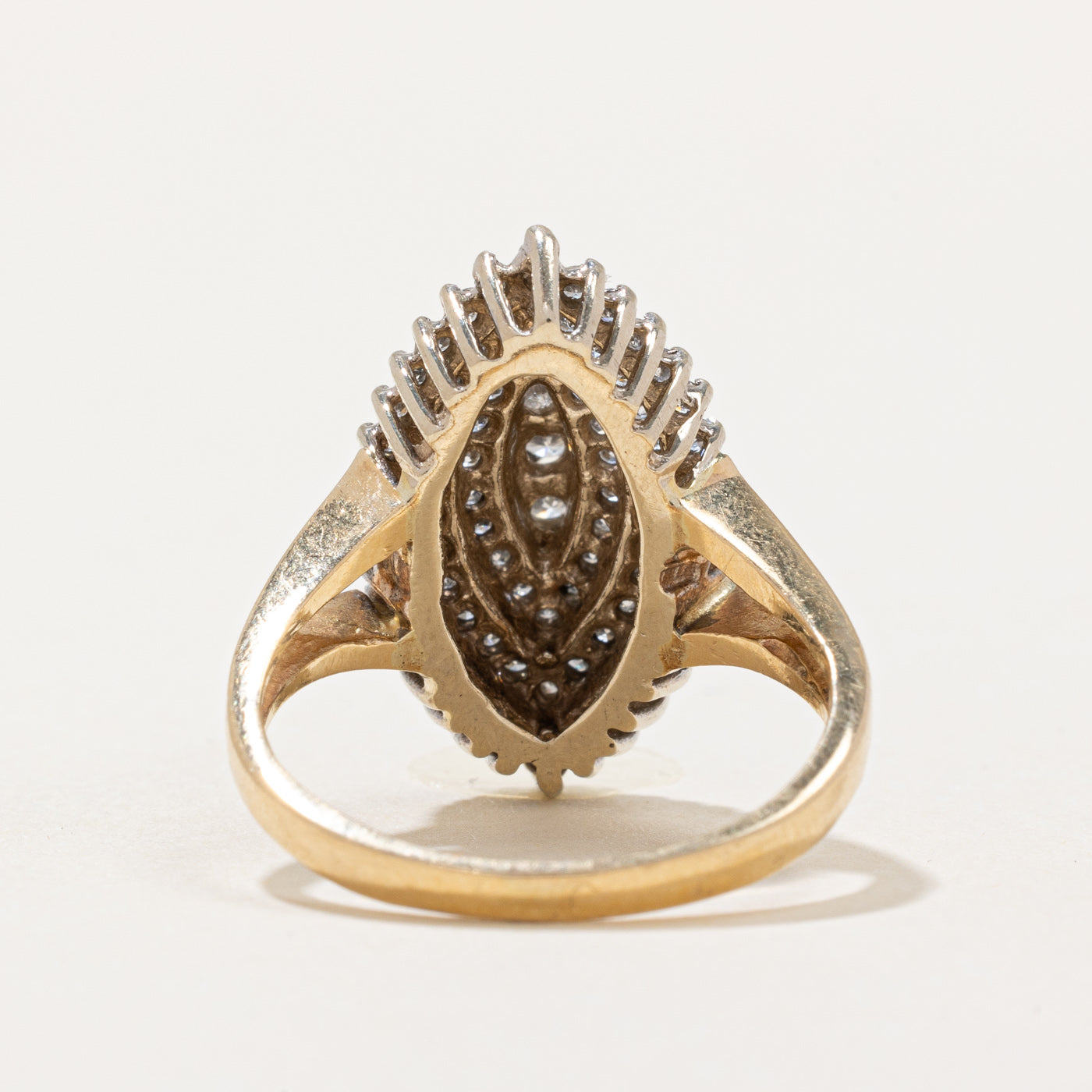 Diamond Cocktail Ring | 0.86ctw | SZ 8 |