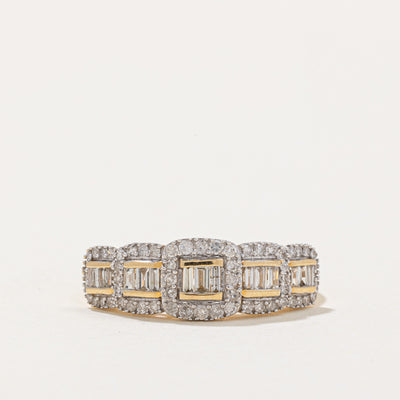 Diamond Cocktail Ring | 0.59ctw | SZ 7.25 |