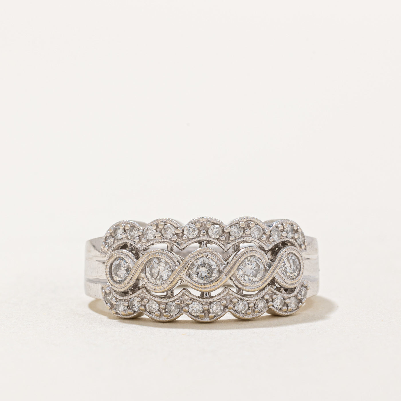Diamond Cocktail Ring | 0.44ctw | SZ 7 |