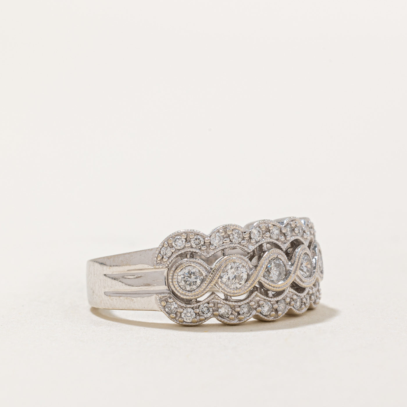 Diamond Cocktail Ring | 0.44ctw | SZ 7 |