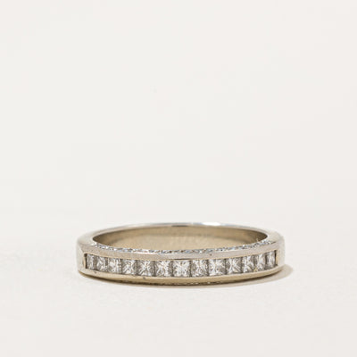 Diamond Edge Semi Eternity Band Ring | 0.33ctw | SZ 4.5 |