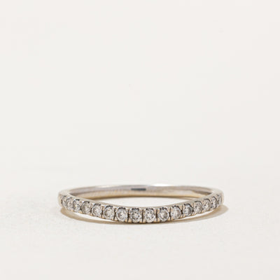 Diamond Semi Eternity Contour Band | 0.21ctw | SZ 7.25 |